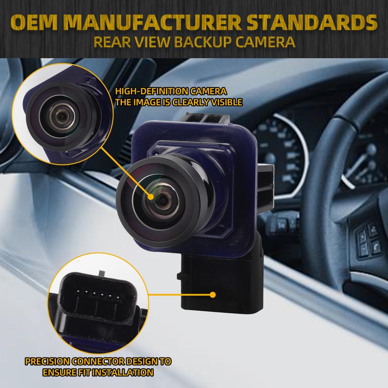 Dasbecan Rear View Park Assist Backup Camera Replacement Compatible with Ford Edge 2011-2015 Lincoln MKX 2011-2013 Replaces# BT4Z-19G490-B - Image 5